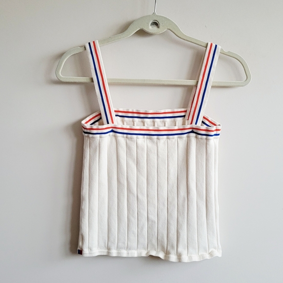 KULE Remy Sweater Tank In Cream - Picture 8 of 10